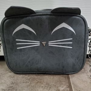 Cat face purse